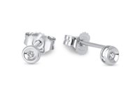 Earrings Demetra ESSENTIAL in Yellow Gold Diamante 0.06 Ct 021.006.Y.A3 - 021.006.Y.A3